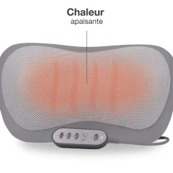 Coussin massant chauffant rechargeable eden