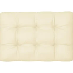 Coussins de canape palette lot de 7 Creme