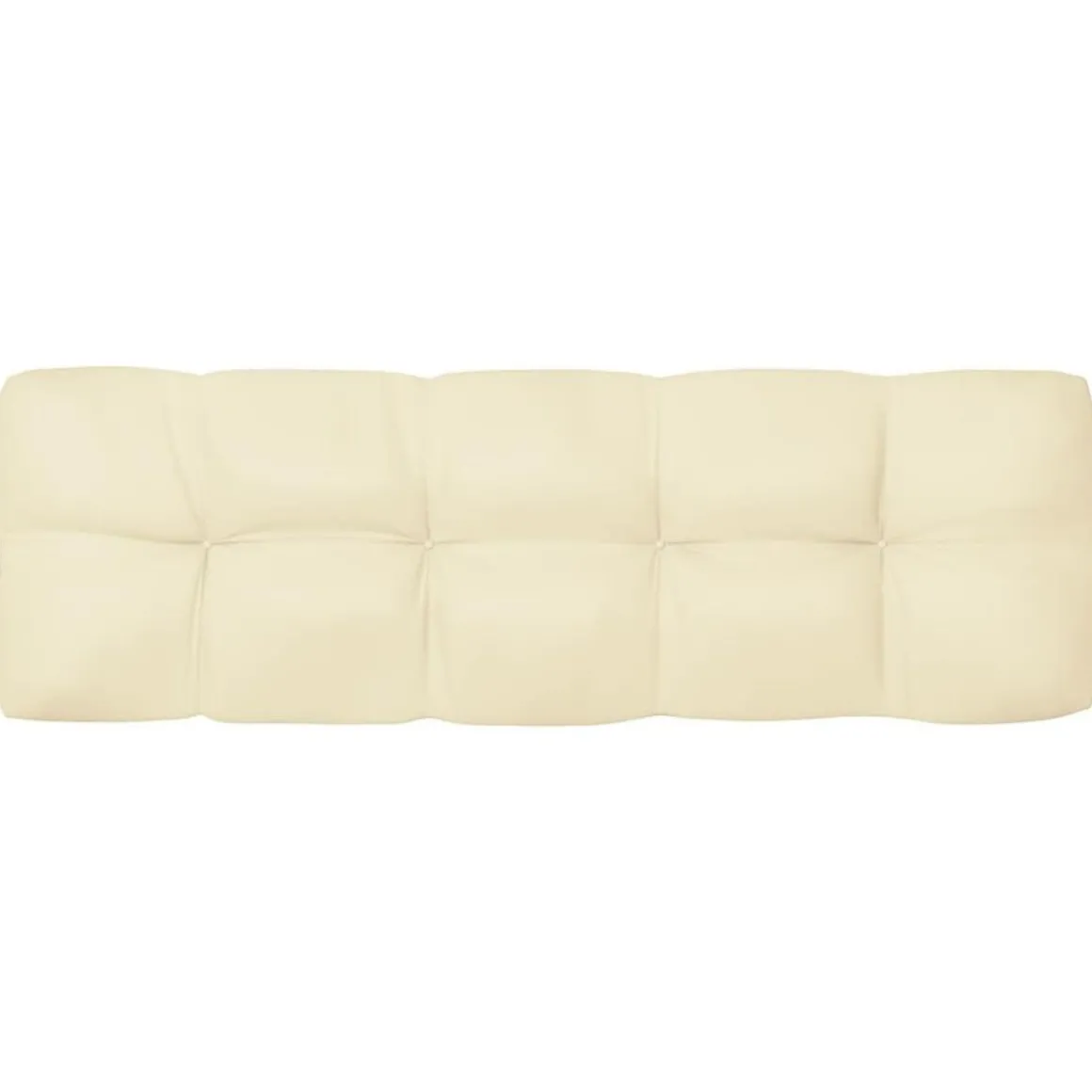 Coussins de canape palette lot de 7 Creme