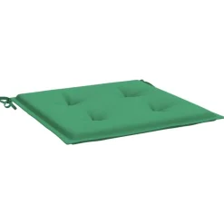 Coussins de chaise jardin lot de 6 vert 40x40x3 cm tissu oxford