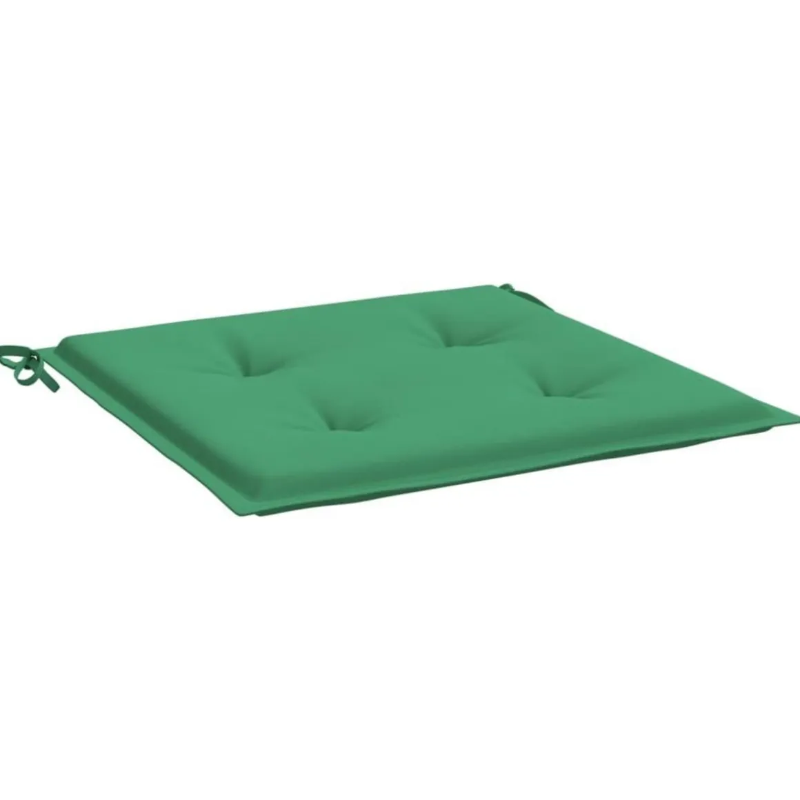 Coussins de chaise jardin lot de 6 vert 40x40x3 cm tissu oxford