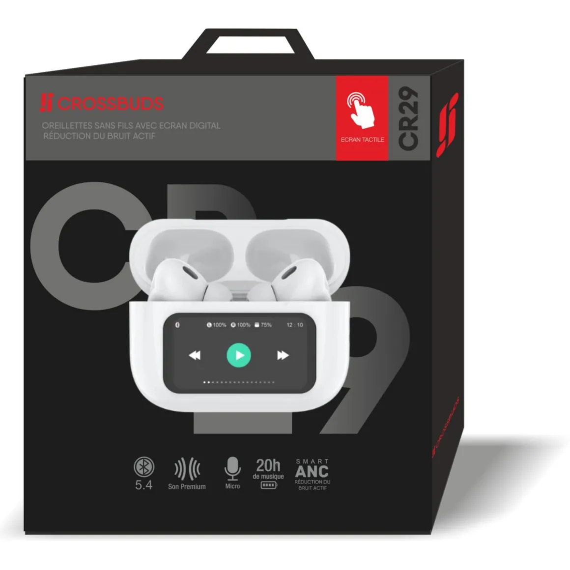 Écouteurs CrossBuds TWS CR296 - Blanc