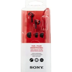 Écouteurs filaires - MDREX110LPR - Rouge