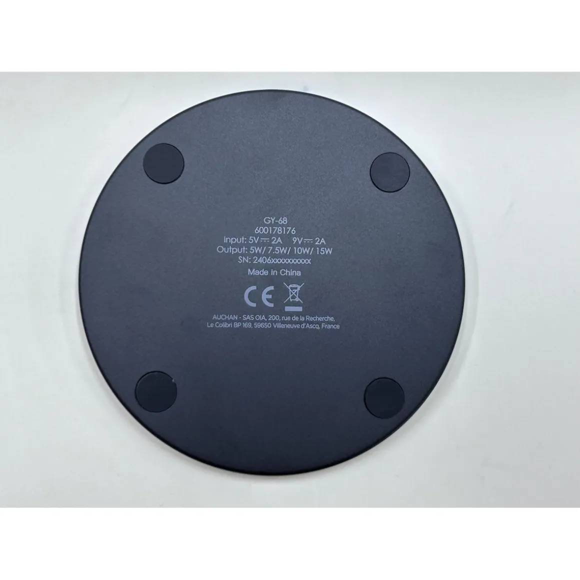 Écouteurs Q1175 avec PAD de chargement - Noir