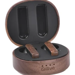 Écouteurs Q1669 TWS - Bois foncé