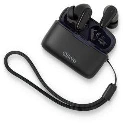 Écouteurs Q1225 TWS Sport LED - Noir