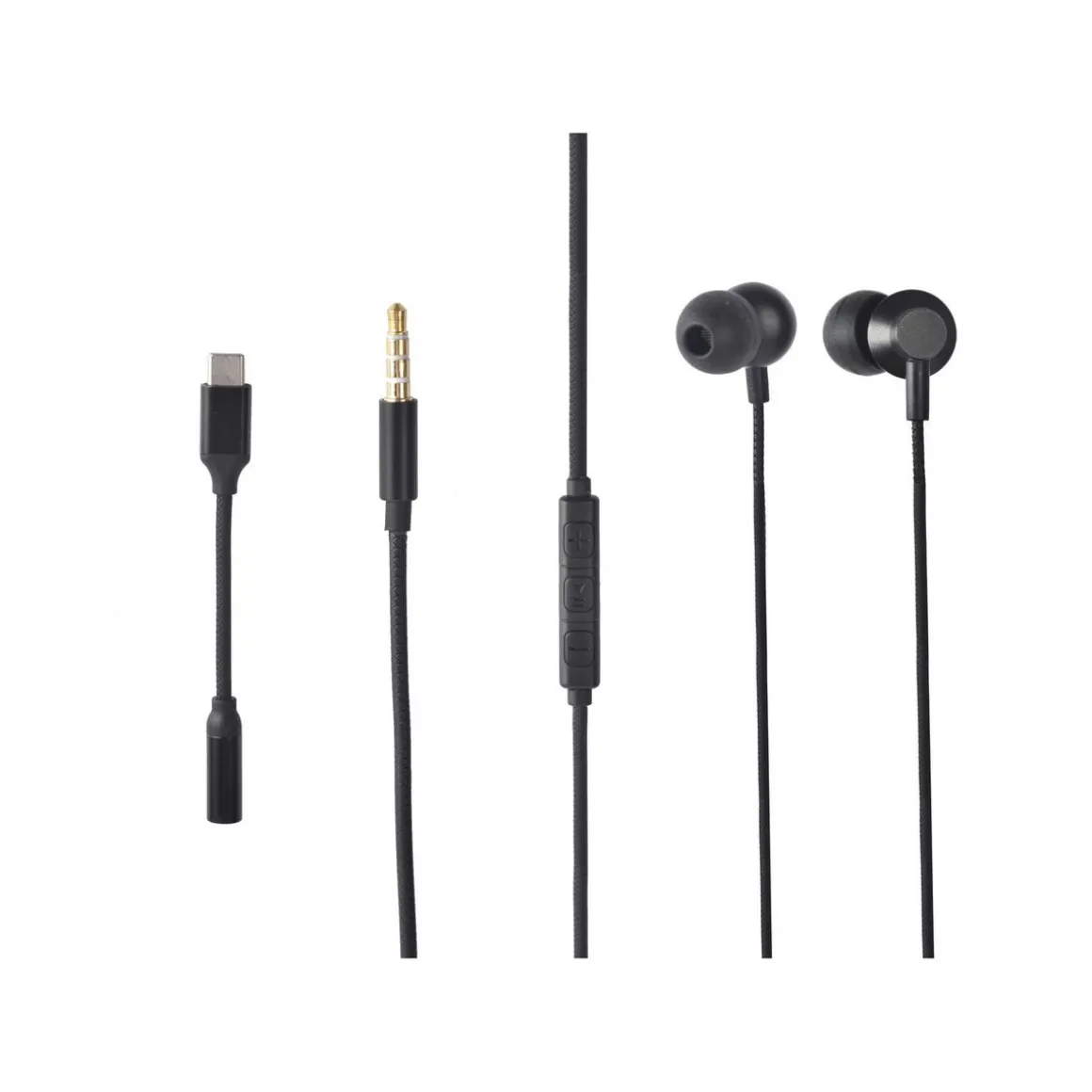 Écouteurs Type C Q1420 - Noir