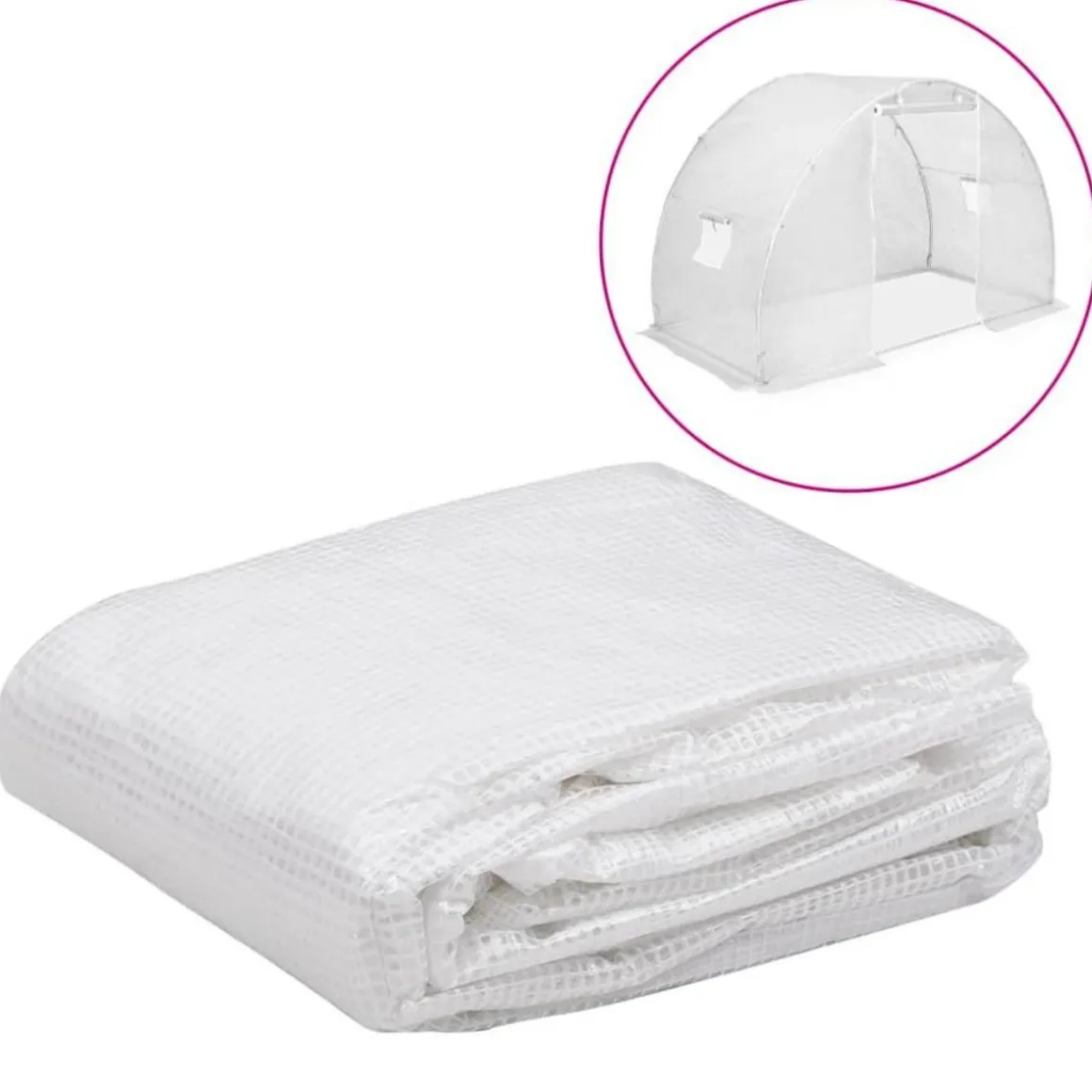 Couverture de remplacement serre (4,5 m^2) 3x1,5x2 m Transparent