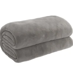 Couverture lestee avec housse Gris 200x220 cm 9 kg Tissu