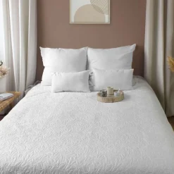 Couvre-lit à dessin floral