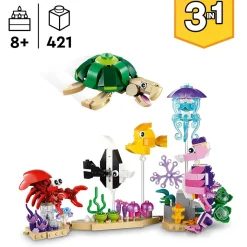 Creator 31158 - Les Animaux Marins 3 en 1