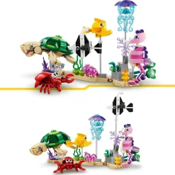 Creator 31158 - Les Animaux Marins 3 en 1