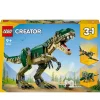Creator 31151 - T-Rex - Dinosaure Jouet à Transformer en Tricératops ou en Ptérodactyle - Set de Construction