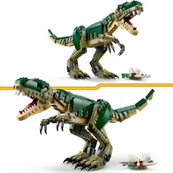 Creator 31151 - T-Rex - Dinosaure Jouet à Transformer en Tricératops ou en Ptérodactyle - Set de Construction