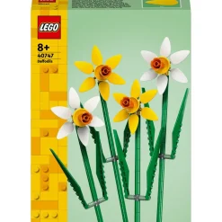 Creator 40747 Les Jonquilles, Kit de Construction de Fleurs Artificielles, Cadeau pour Adolescentes et Enfants