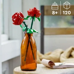 Creator 40460 Les Roses, Set de Fleurs Artificielles pour Filles et Garçons Dès 8 Ans, Décoration de Maison