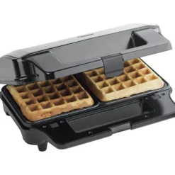 Croque-gaufre-gril 3en1 900w noir/inox - asg90xxl