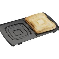 Croque-gaufre-grill 3en1 760w noir - asm8010