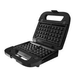 Croque-gaufre-grill 750w gris - BXSA754E