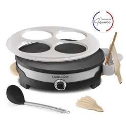 Crêpière 109018 - Gris et noir