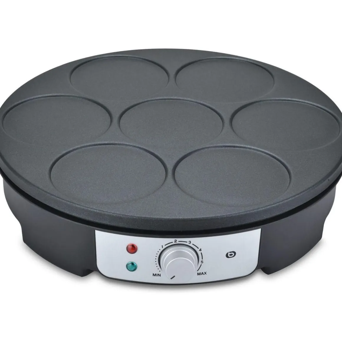 Crêpière ECPM4 2 en 1 grande crepe et mini crepes