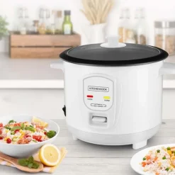 Cuiseur à Riz Métal 8 Personnes Avec Cuve Anti Adhésive Japan Kitchencook