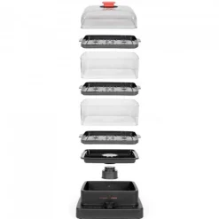 Cuiseur vapeur 3 paniers 1200w - DOC300