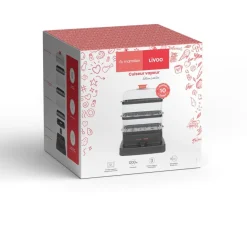 Cuiseur vapeur 3 paniers 1200w - DOC300