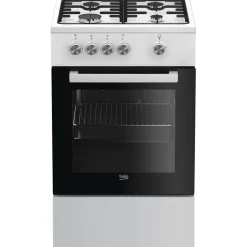 Cuisinière à gaz FSG52000DWC, 50 cm, 4 foyers à gaz, Four catalyse multifonction