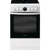 Cuisinière vitrocéramique a 57l 4 feux blanc - is5v5ccw/e