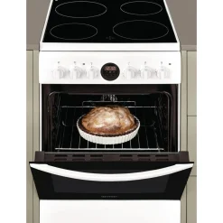 Cuisinière vitrocéramique a 57l 4 feux blanc - is5v5ccw/e