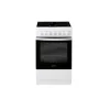 Cuisinière vitrocéramique 59l 4 feux blanc - IS5V5PCWFR