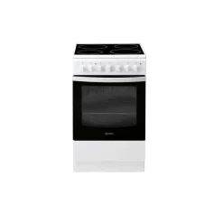 Cuisinière vitrocéramique 59l 4 feux blanc - IS5V5PCWFR