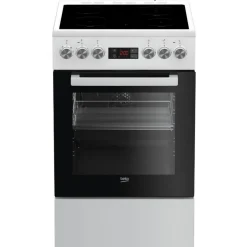 Cuisinière vitrocéramique 60l 4 feux blanc - FSE57302GWC