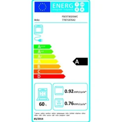 Cuisinière vitrocéramique 60l 4 feux blanc - FSE57302GWC