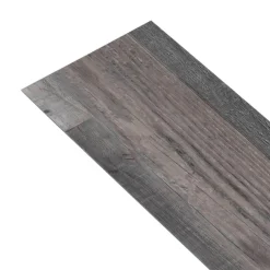 Dalles de plancher PVC 5,02 m^2 2 mm autoadhesif bois industriel