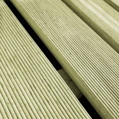 Dalles de terrasse 12 pcs 50x50 cm Bois Vert