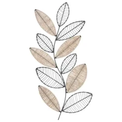 Décoration Murale Métal Aurore 56cm Noir