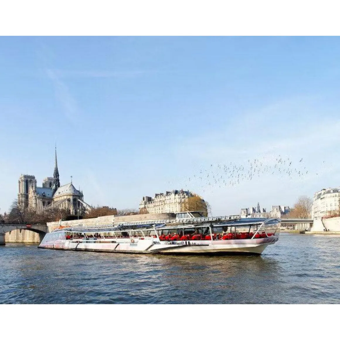 Découverte de Paris en famille : déjeuner croisière sur la Seine pour 2 adultes et 1 enfant - Coffret Cadeau Gastronomie