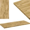 Dessus de table Bois de chene Rectangulaire 44 mm 100x60 cm