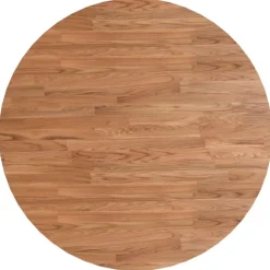 Dessus de table rond Marron clair Ø80x1,5 cm Bois chene traite