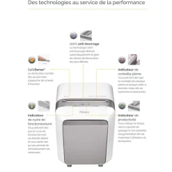 Destructeur MICROSHRED LX210 NOIR
