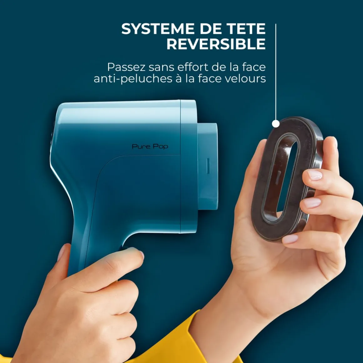 Défroisseur à main Pure POP DT2020 - Bleu