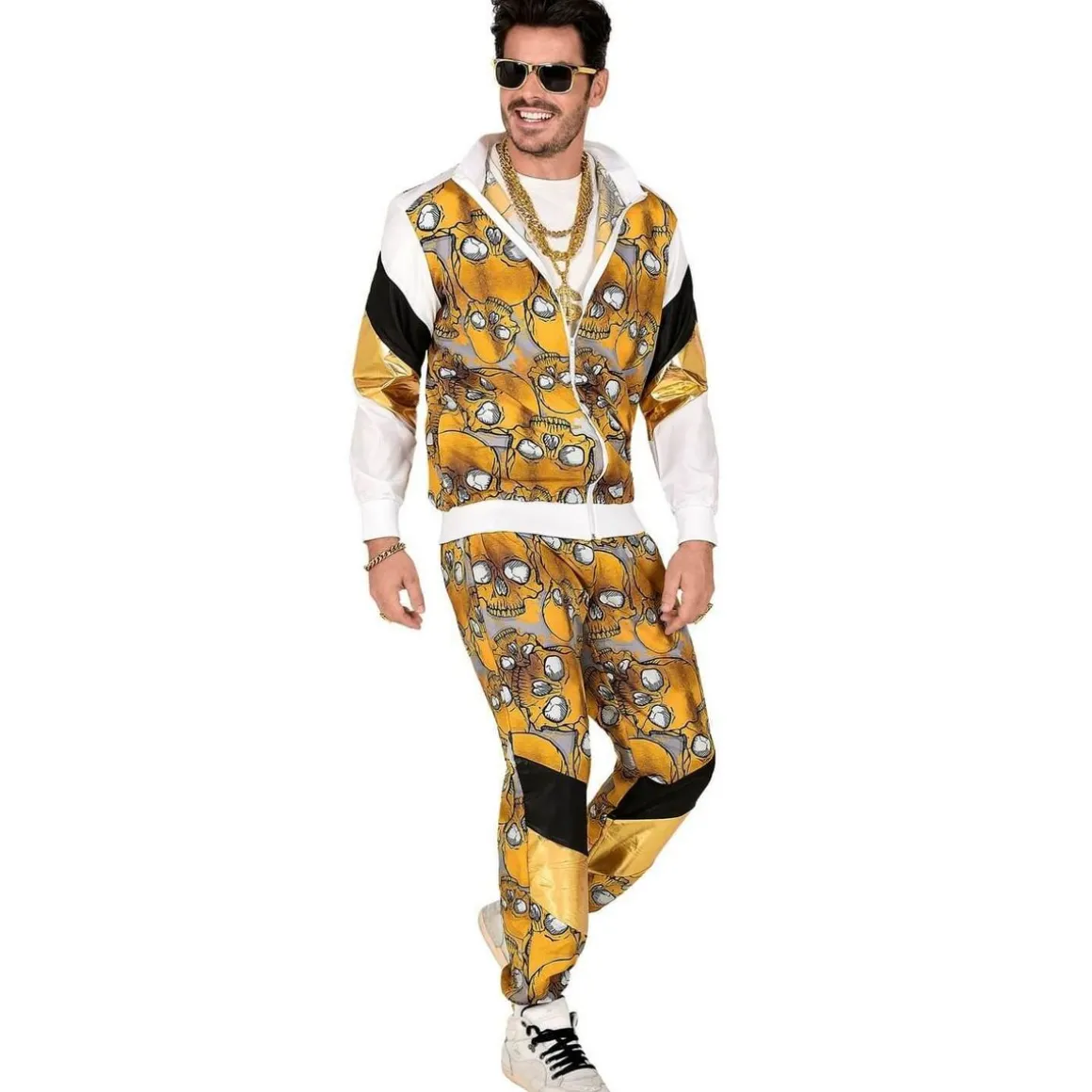 Déguisement cranes noir/or - Adulte - XXL