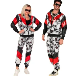 Déguisement cranes noir/rouge - Adulte - XXL