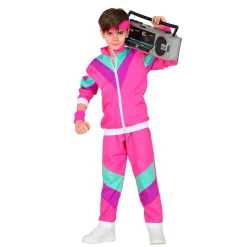 Déguisement jogging rose années 80 - Enfant - 4/5 ans (104 à 110 cm)
