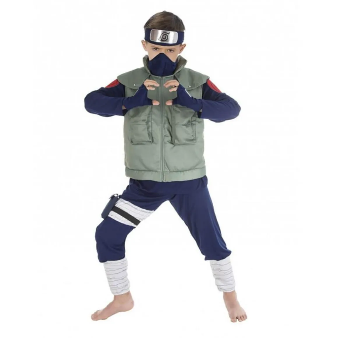 Déguisement Kakashi - Naruto - Enfant - 9/10 ans (134 à 140 cm)