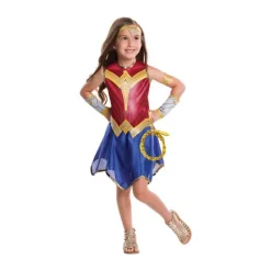 Déguisement Panoplie DC Wonder Woman 1984 + Lasso lumineux - Taille M - 5/6 ans