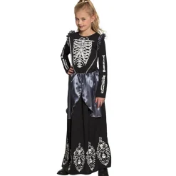 Déguisement reine squelette - Fille - 10/12 ans (140 à 152 cm)