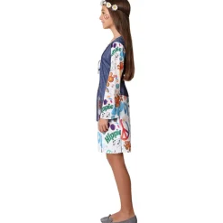 Déguisement Robe Hippie - Fille - 10/12 ans (140 à 152 cm)